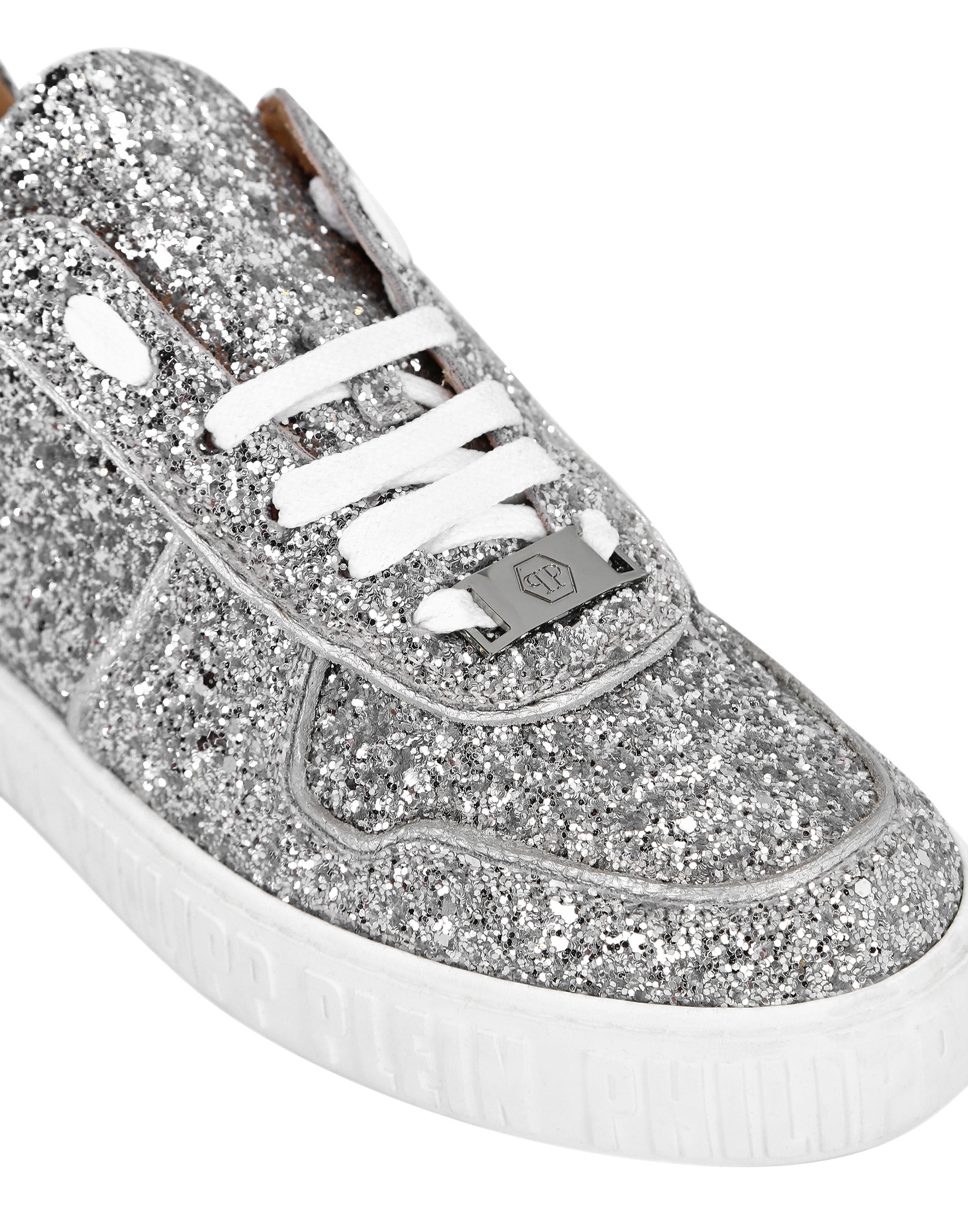 Valentino glitter sneakers clearance