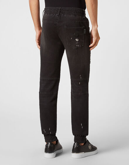 Denim Jogging Trousers Denim Jogging Trousers
