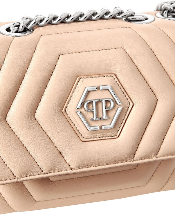 Nappa Shoulder Bag Hexagon