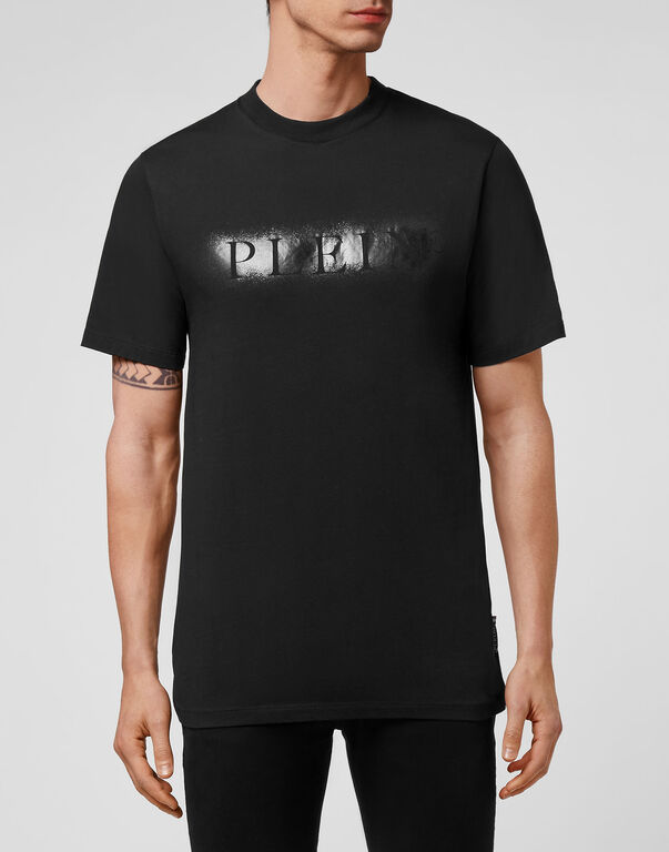 T-shirt Round Neck SS Spray Effect Print Philipp Plein TM