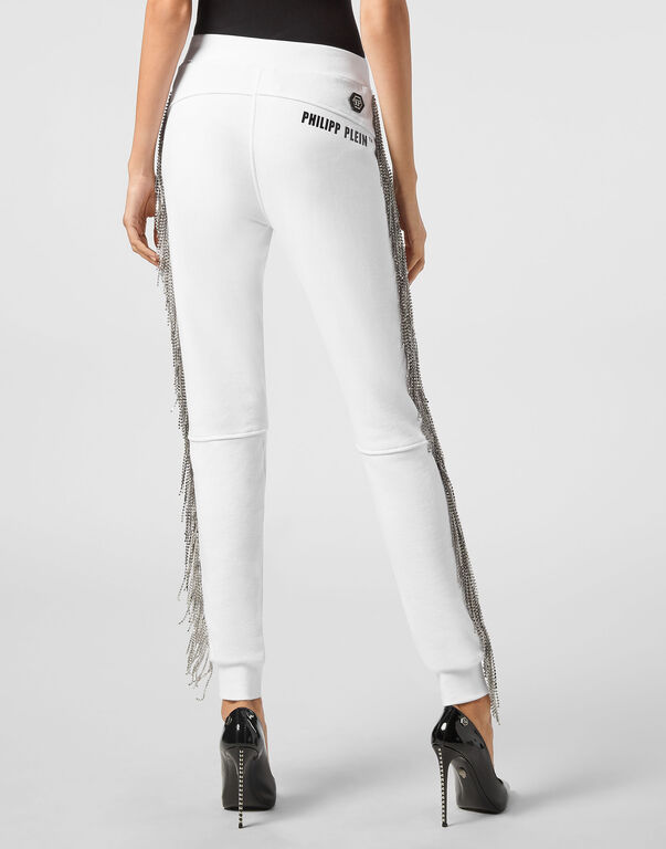 Jogging Trousers Crystal Fringe