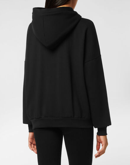 Hoodie sweatshirt X-Ray with Crystals