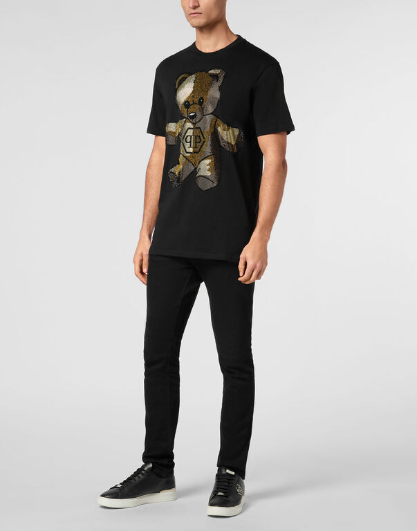 Round Neck T-Shirt Teddy Gold
