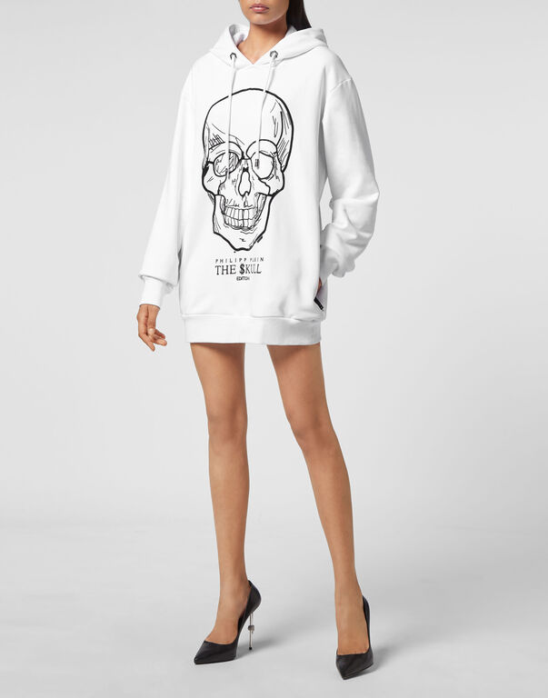 Hoodie sweatshirt stones Skull