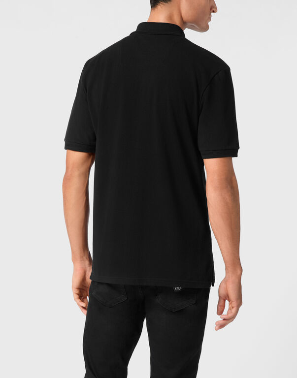 Polo shirt SS Label Contrast