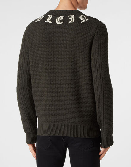 Wool & Cashemere Pullover Round Neck LS