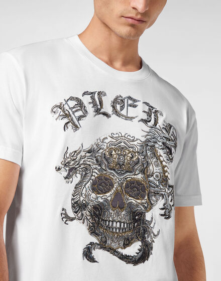 T-shirt Round Neck SS Stones Skull