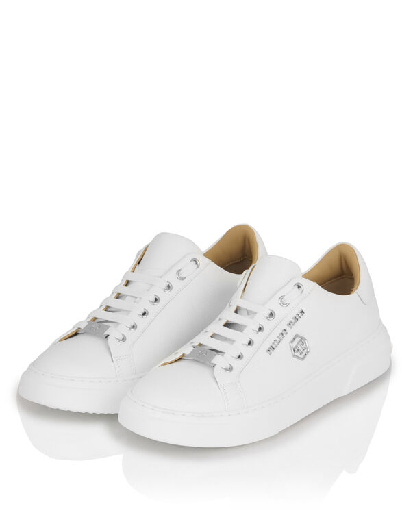 Leather Lo-Top Sneakers Hexagon