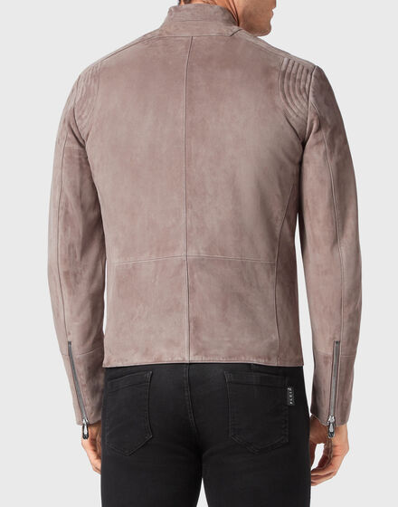 Suede Padded Jacket