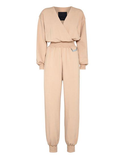 Leisurewear Jumpsuit Embroidery Signature