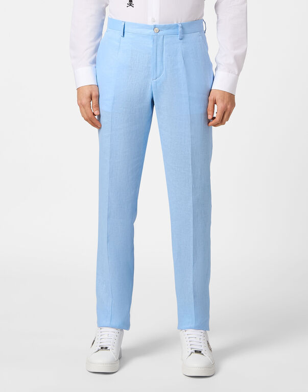 Linen Long Trousers Gigolò fit