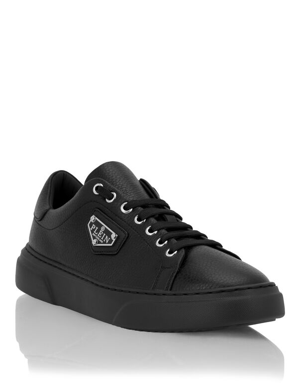 Leather Lo-Top Sneakers Iconic Plein