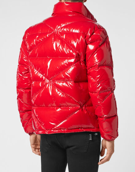 Quilted Down Jacket Hexagon Quilted Down Jacket Hexagon