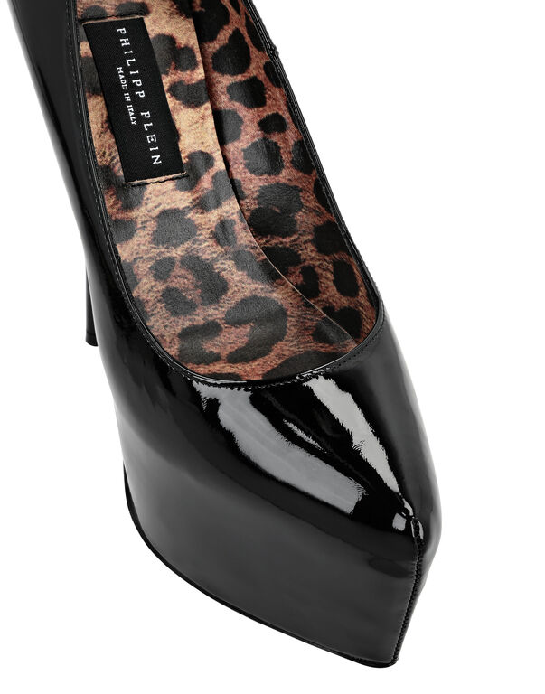 Patent Leather Platform Pumps