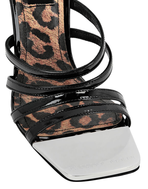 Patent Leather Sandals Hi-Heels