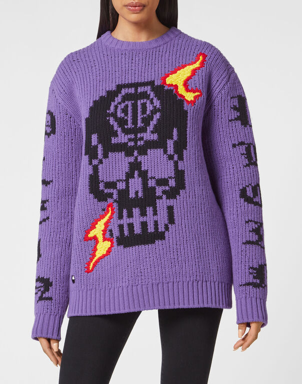 Round Neck Pullover LS Skull Round Neck Pullover LS Skull