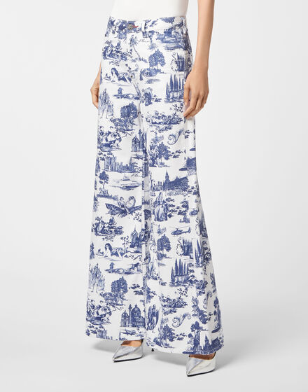 Denim Mykonos Fit Print En PLEIN air