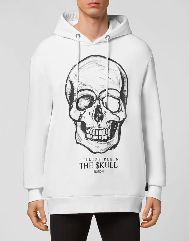 Hoodie sweatshirt print Skull