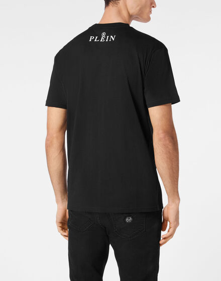 Round Neck T-Shirt Paisley Skull