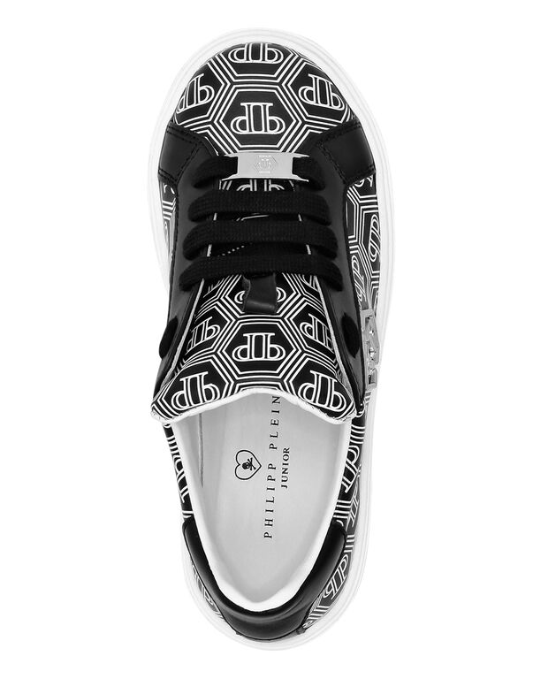 Leather Lo-Top Sneakers Hexagon Monogram