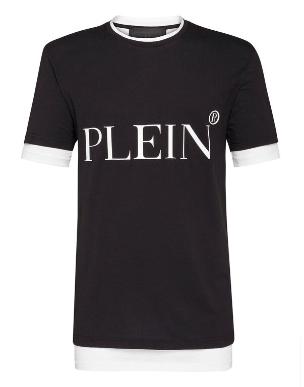 T-shirt Black Cut Round Neck Philipp Plein TM