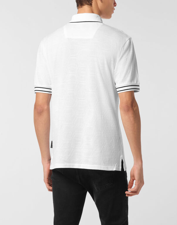 Jacquard Polo T-Shirt Monogram