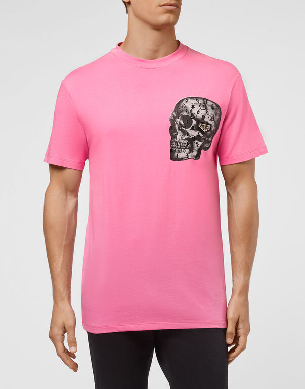 T-shirt Round Neck SS print Skull