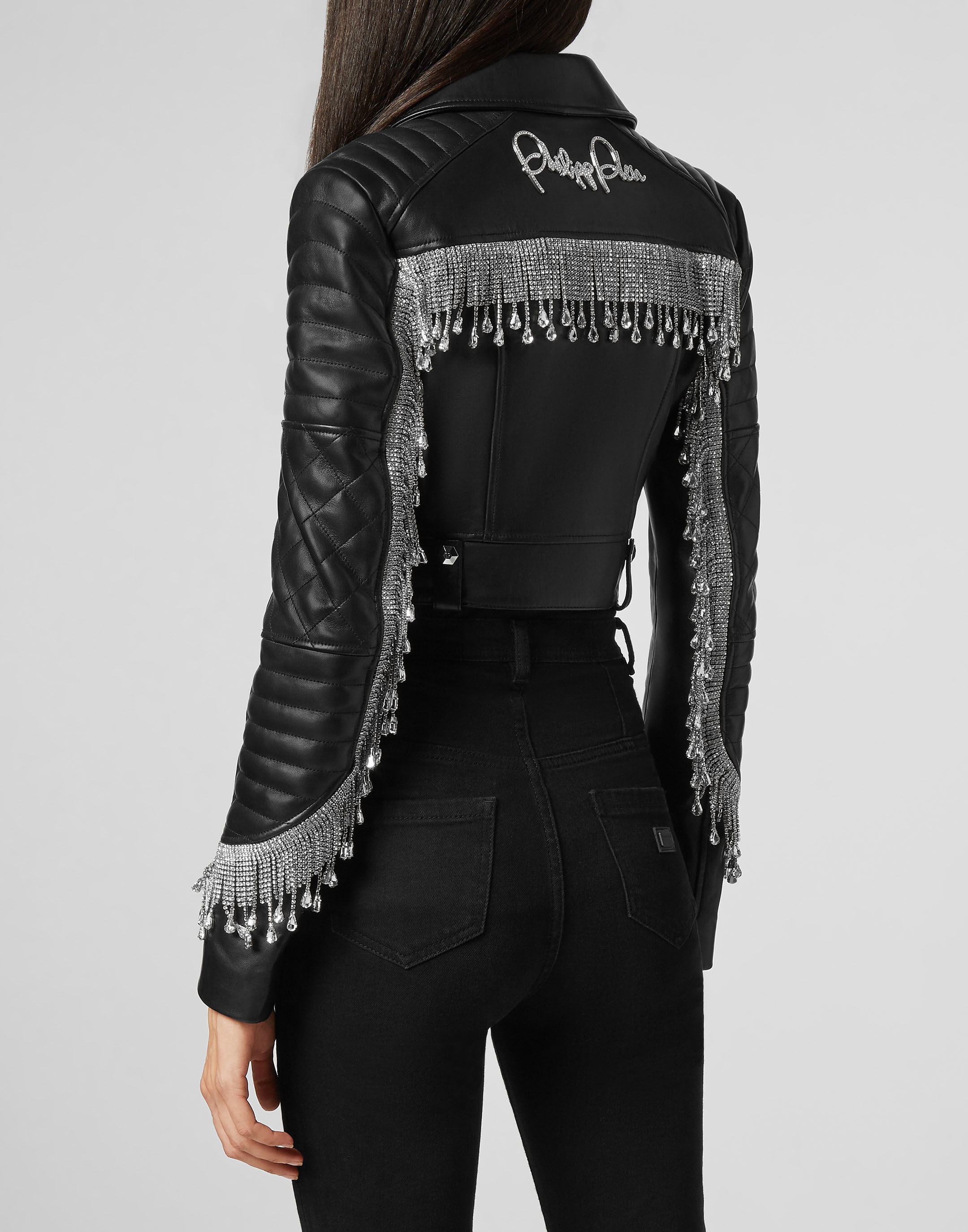 lederjacke damen philipp plein