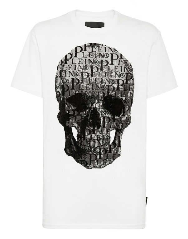 Voorschrijven zand Ieder T-shirt Round Neck SS Skull and Plein with Crystals | Philipp Plein Outlet