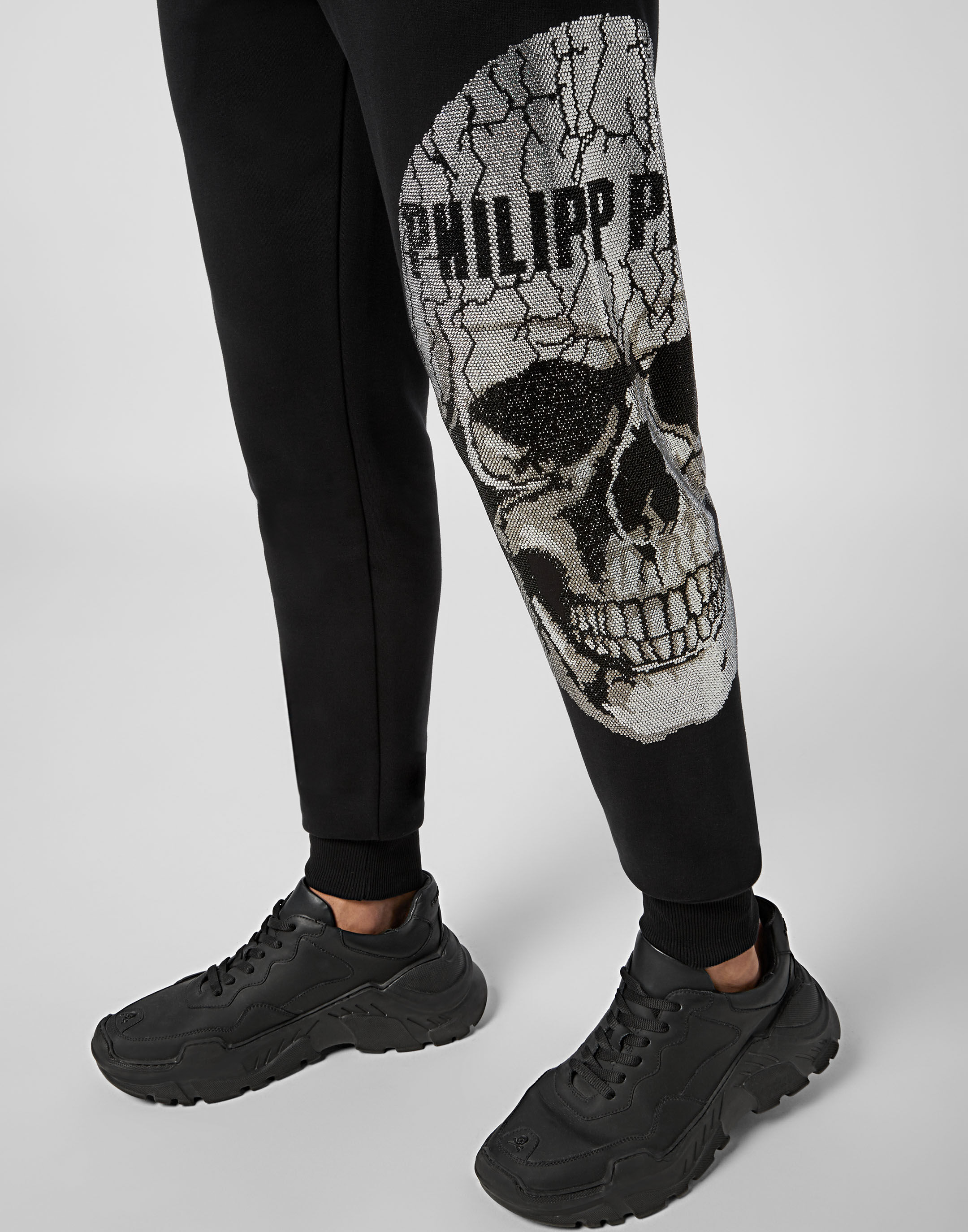 Jogging Trousers Skull strass