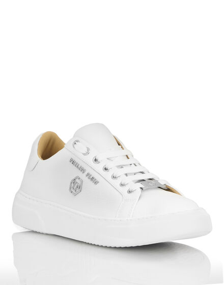 Leather Lo-Top Sneakers Hexagon