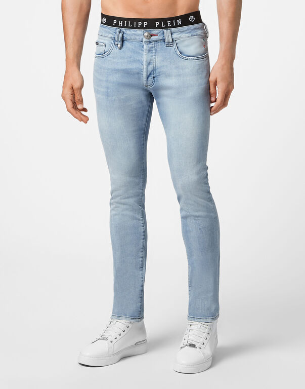 Denim Skinny Trousers fit Iconic Plein