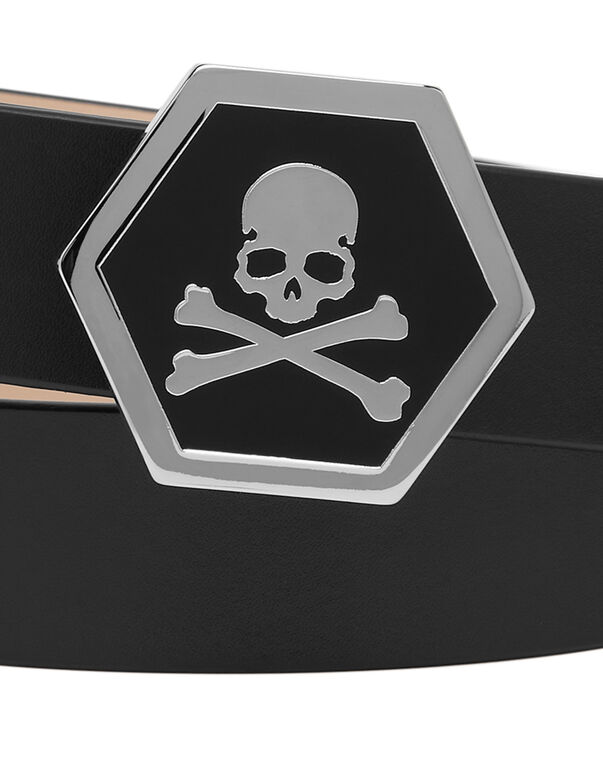 Leather Belt Skull