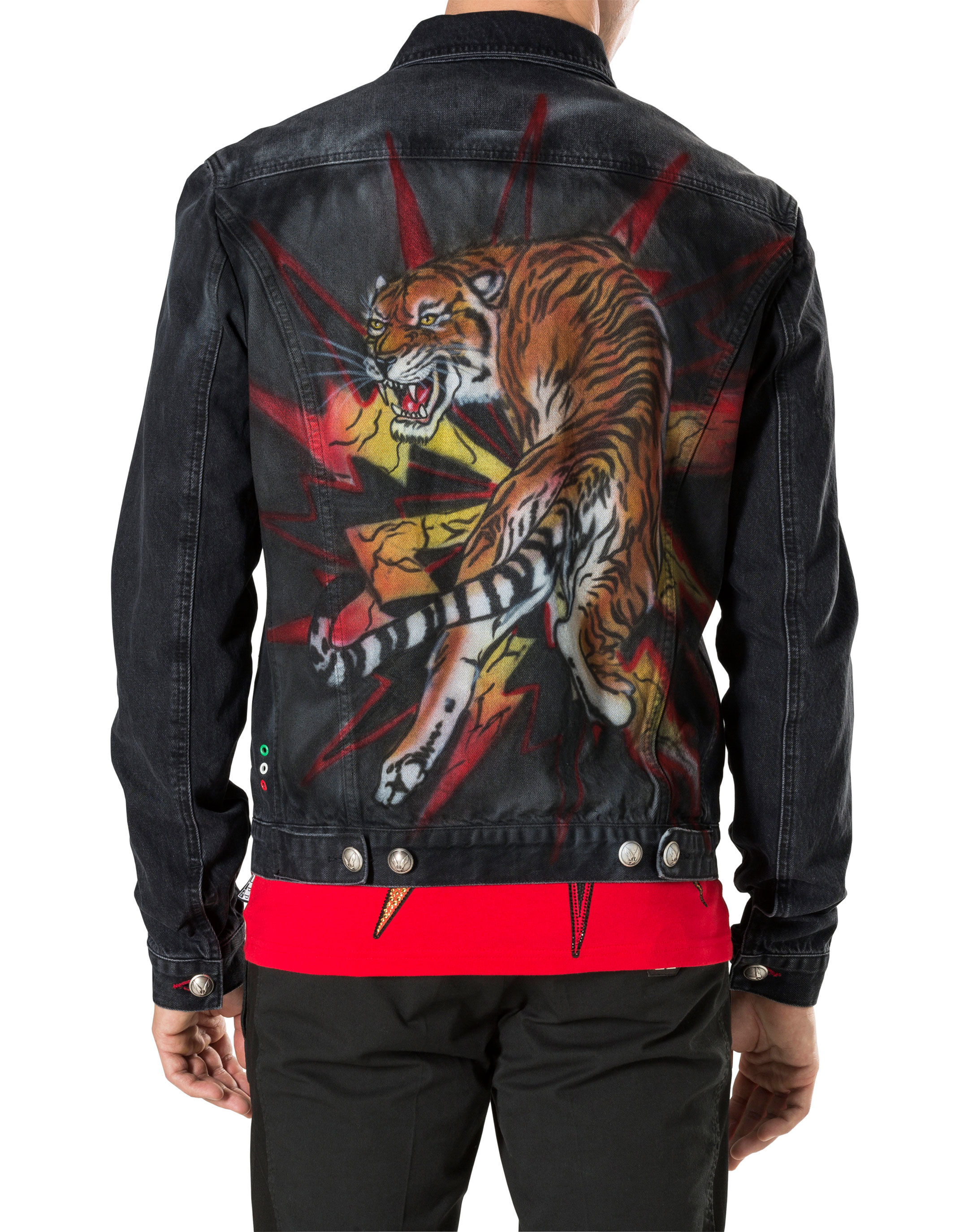 polo tiger jean jacket