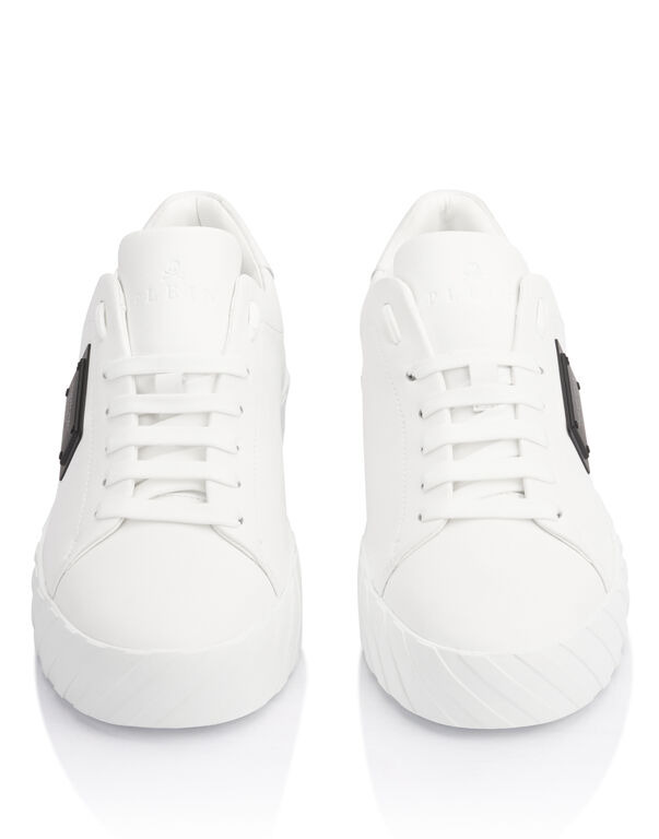 Nappa Leather Low-Top Sneakers Placca