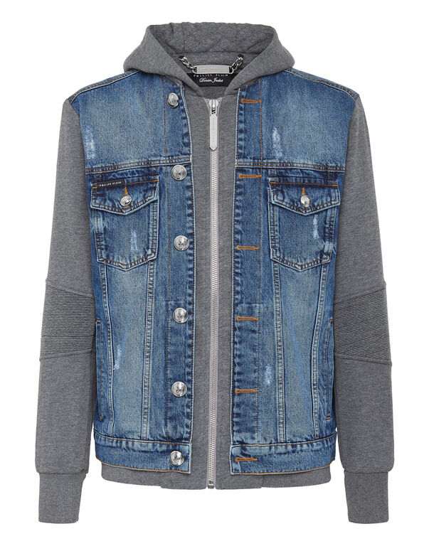 Hoodie Denim Jacket