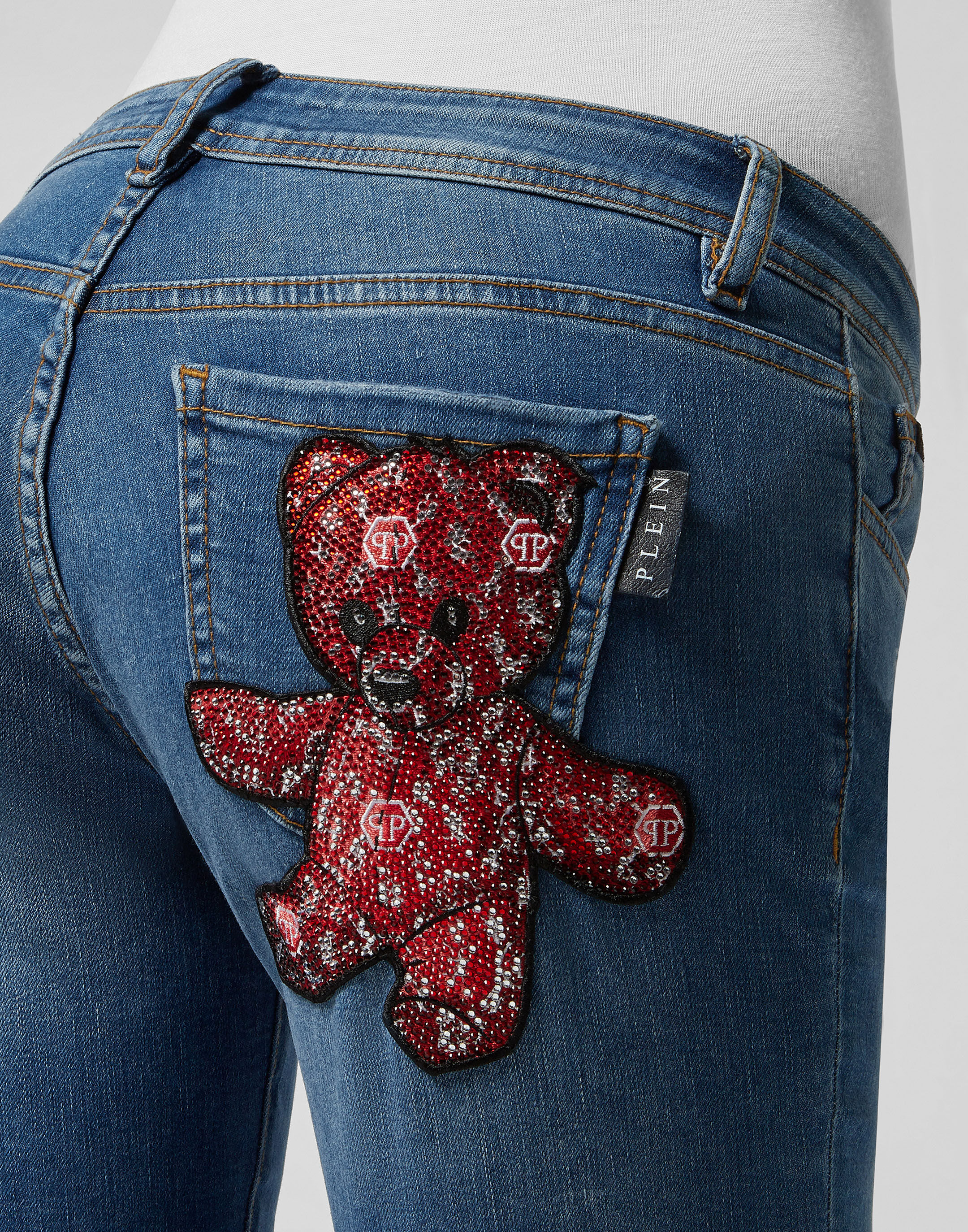 Slim Fit Teddy Bear Philipp Plein Outlet