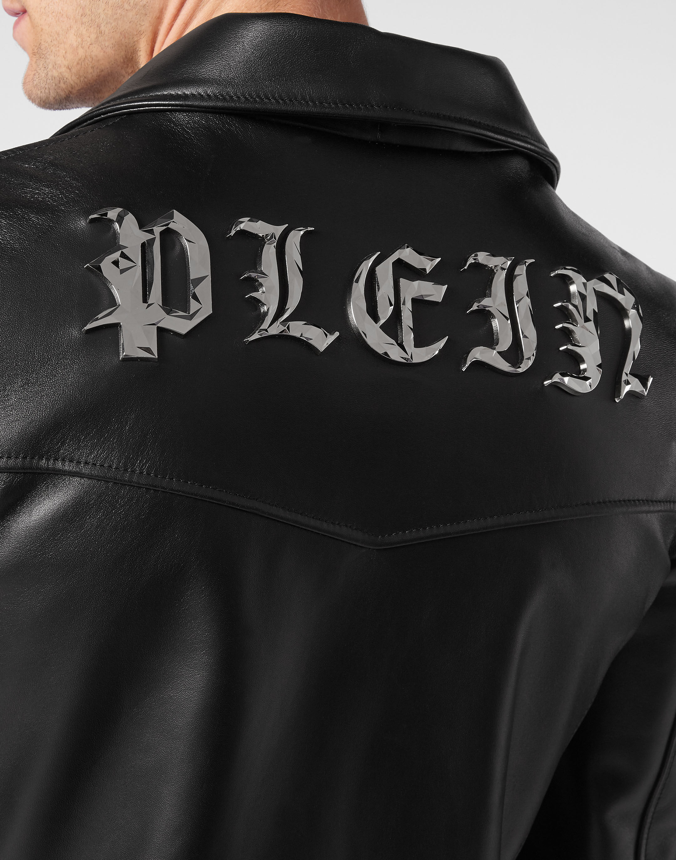 Leather Jacket Gothic Plein Philipp Plein Outlet