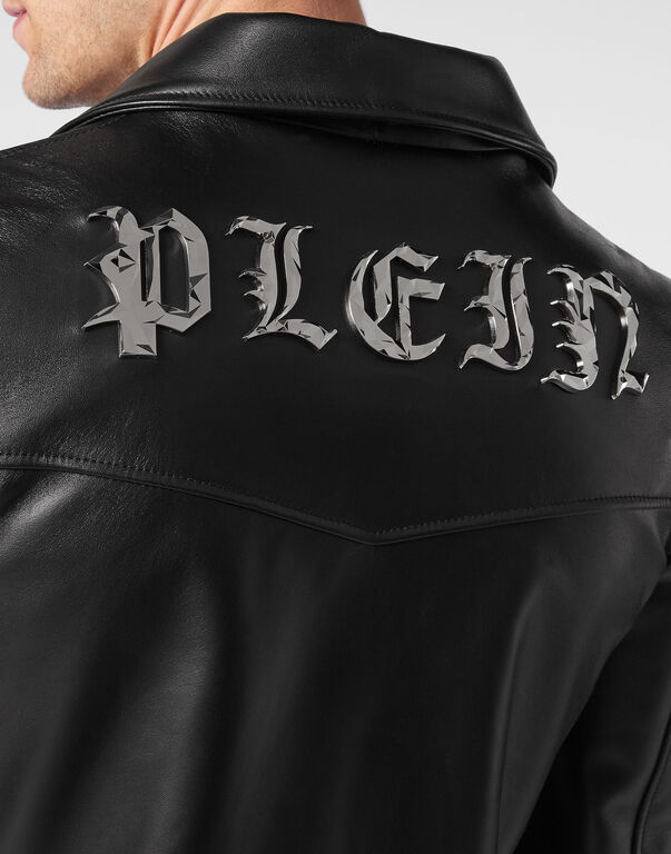 Leather Jacket Gothic Plein