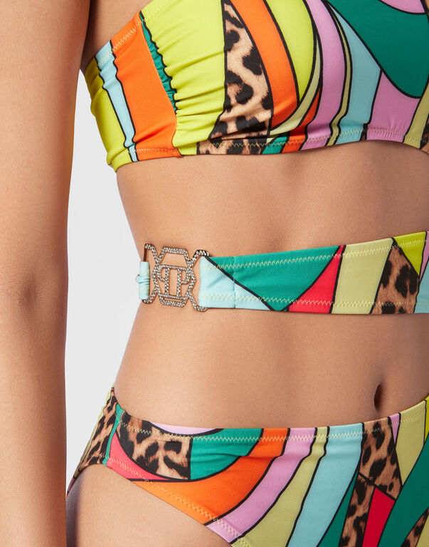 Monokini Rainbow Patchwork