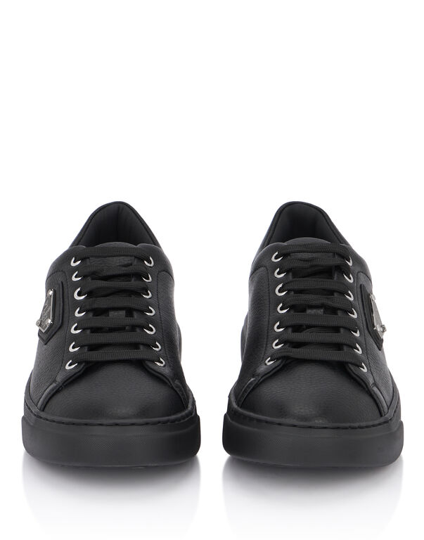Leather Lo-Top Sneakers Iconic Plein