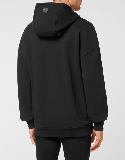 Hoodie Sweatshirt with Crystals