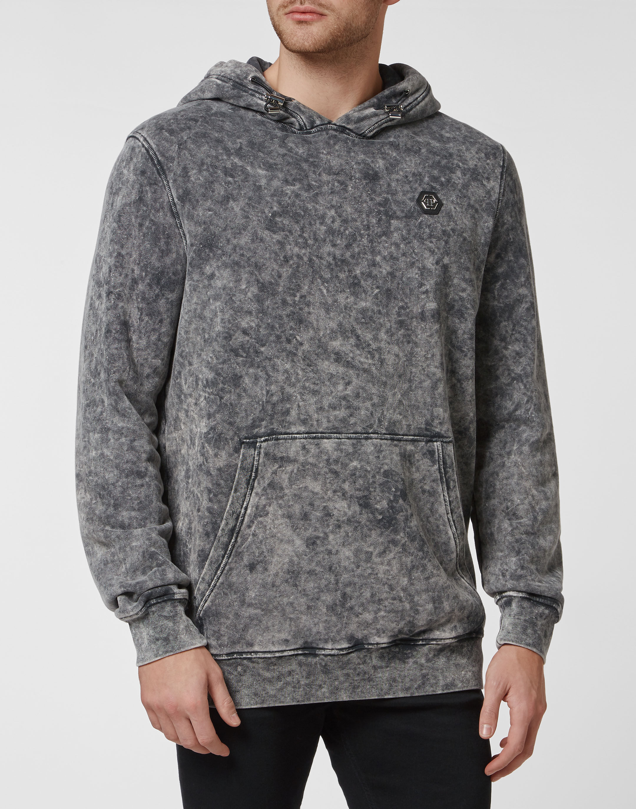 Hoodie sweatshirt Bleached Skull Philipp Plein Outlet