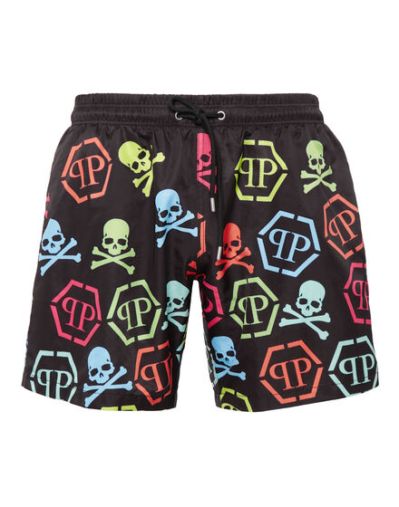 Beachwear Trousers Skull and Plein