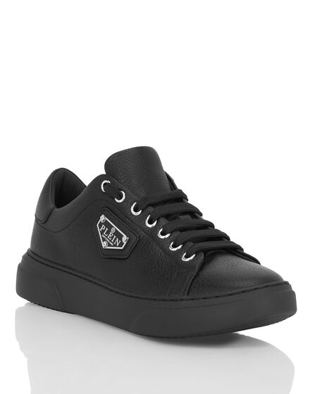 Leather Lo-Top Sneakers Iconic Plein