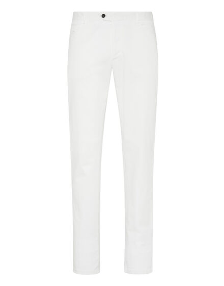 Cotton Long Trousers Chinos fit Iconic Plein