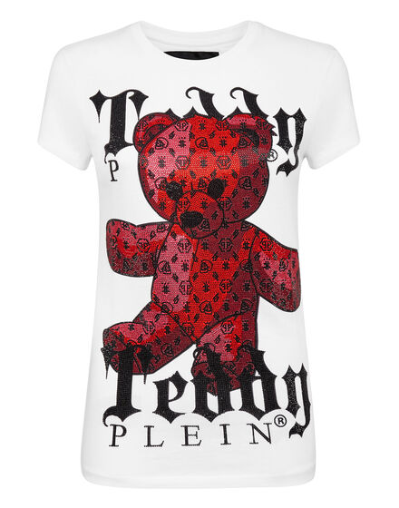 T-shirt Round Neck SS Monogram Teddy Bear