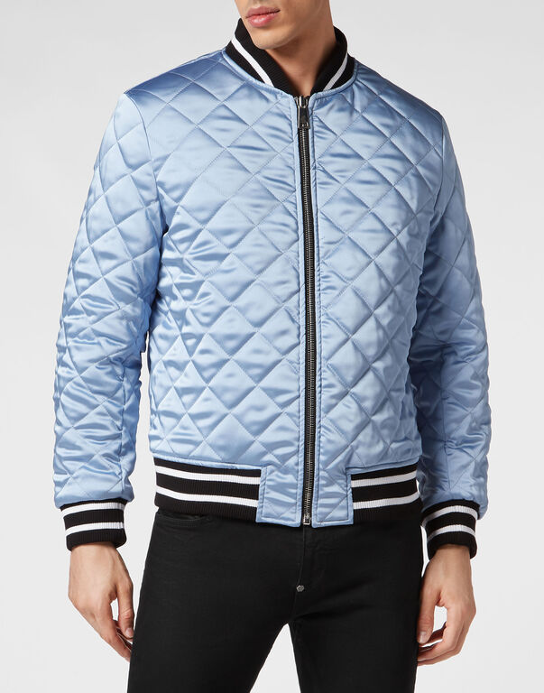 Satin Bomber Smile