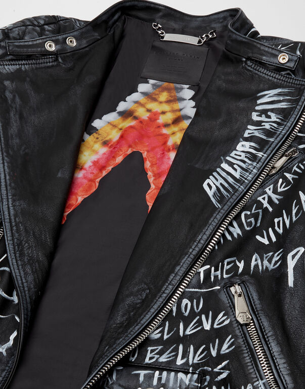 Leather Biker ROCKSTAR