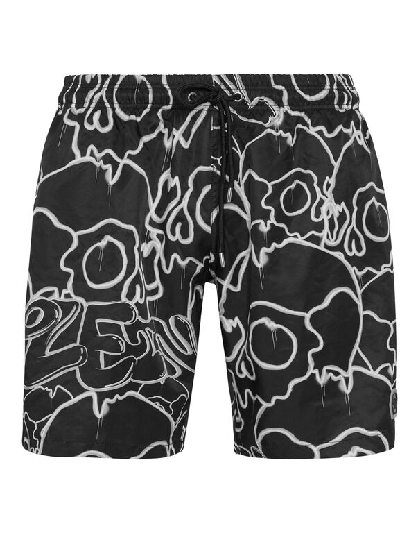 Swim-Trunks Skull
